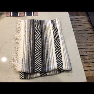 Southwestern Mexican Falsa Yoga Blanket Wool Throw